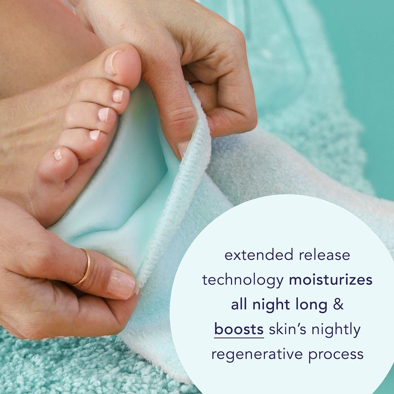 Barefoot Scientist Sleep On It Overnight Moisturizing Gel Socks  Nourish Your Feet (Teal) - Image 4